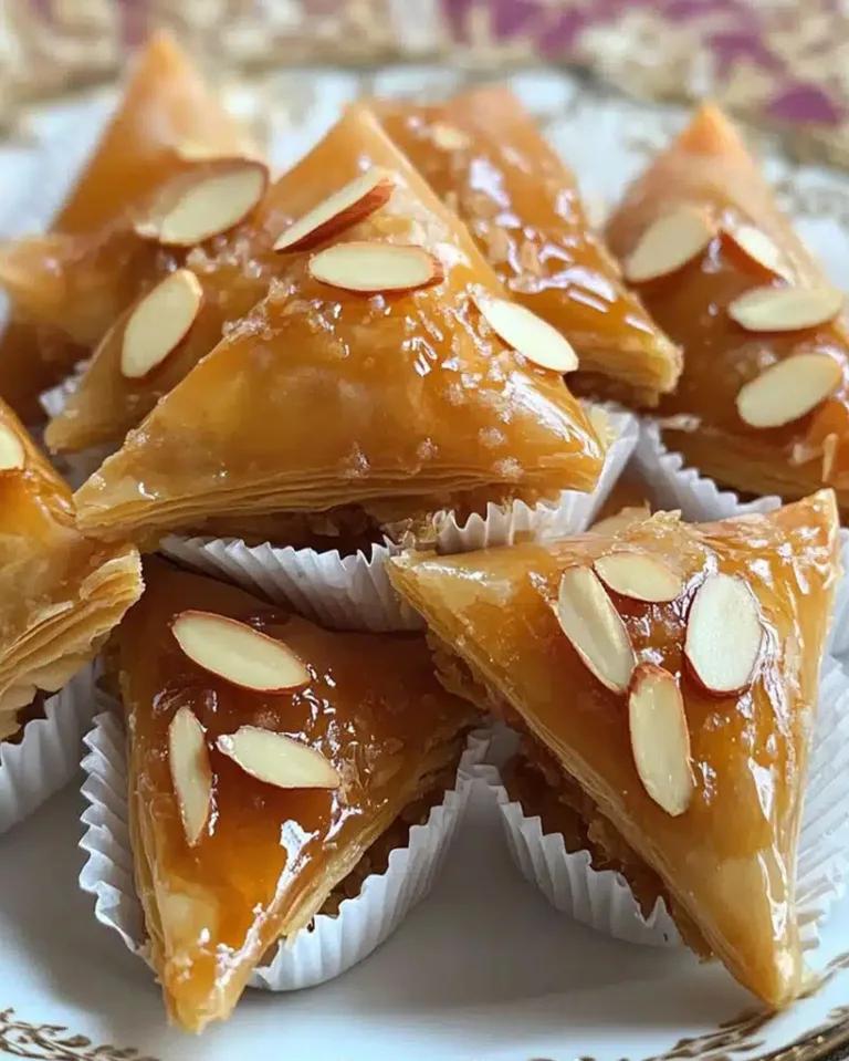 honey-almond-baklava-triangles