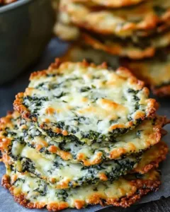 keto-spinach-cheese-crisps
