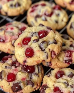 maraschino-cherry-chocolate-chip-cookies