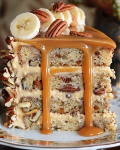 banana-pecan-caramel-layer-cake