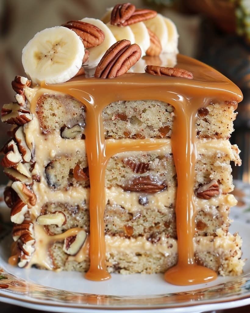 banana-pecan-caramel-layer-cake