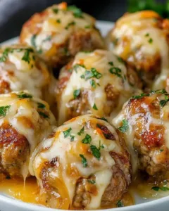 cheesy-french-onion-meatball-melts