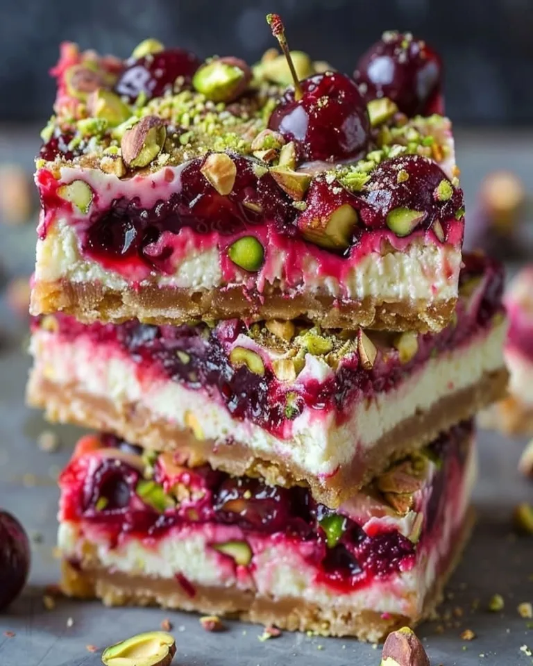 heavenly-cherry-pistachio-cheesecake-bars