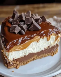homemade-no-bake-twix-cheesecake