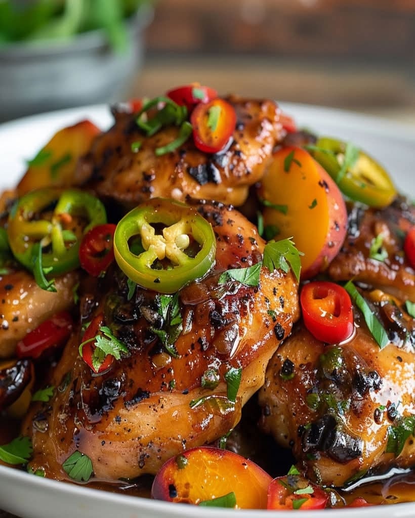 honey-jalapeno-peach-chicken-dinner