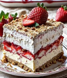 no-bake-strawberry-cheesecake-lasagna