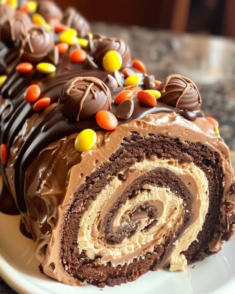 reeses-peanut-butter-roll-cake