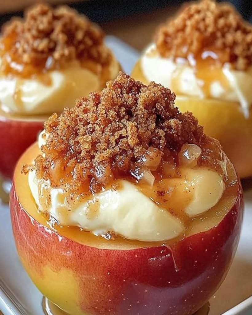 cheesecake-stuffed-baked-apples