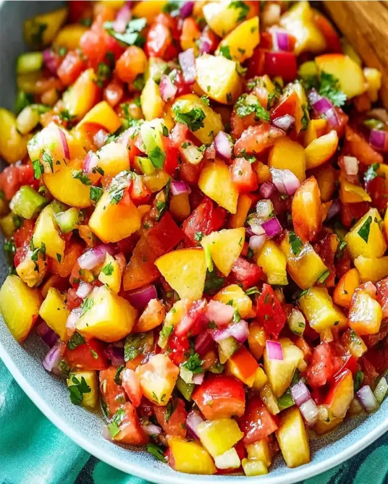 Fresh Sweet and Spicy Peach Salsa Recipe