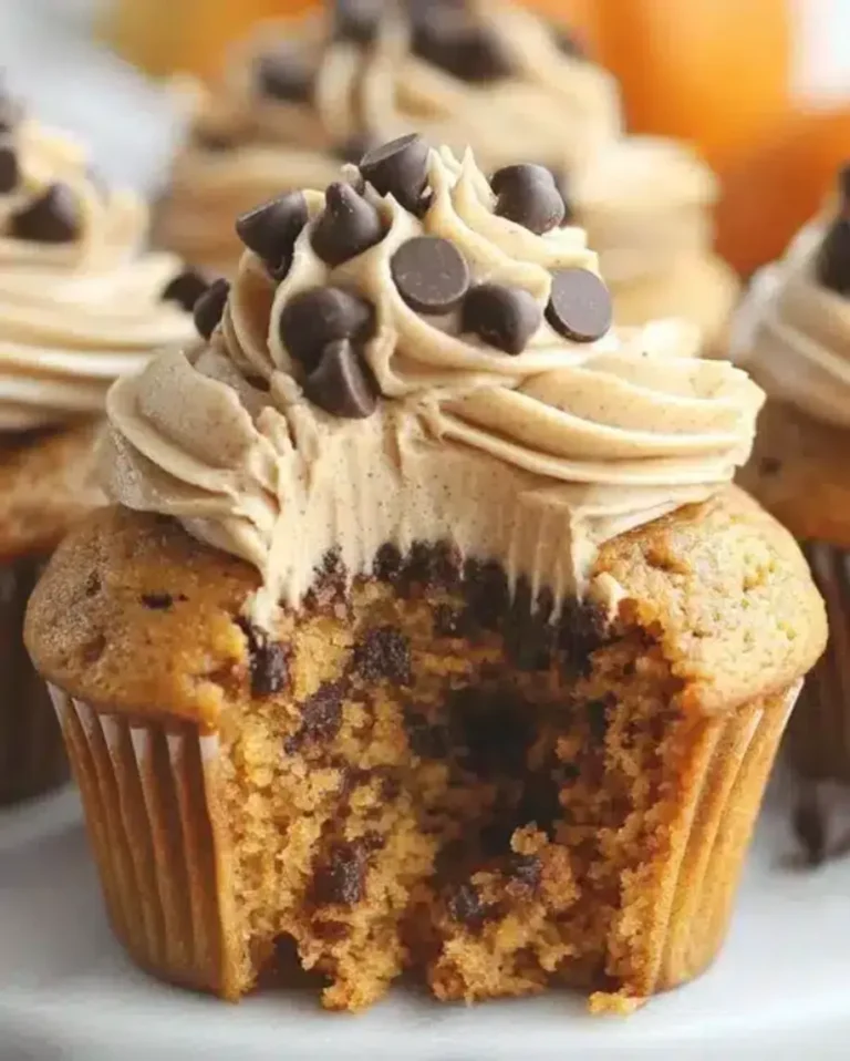 Easy Pumpkin Chocolate Chip Cupcakes Recipe