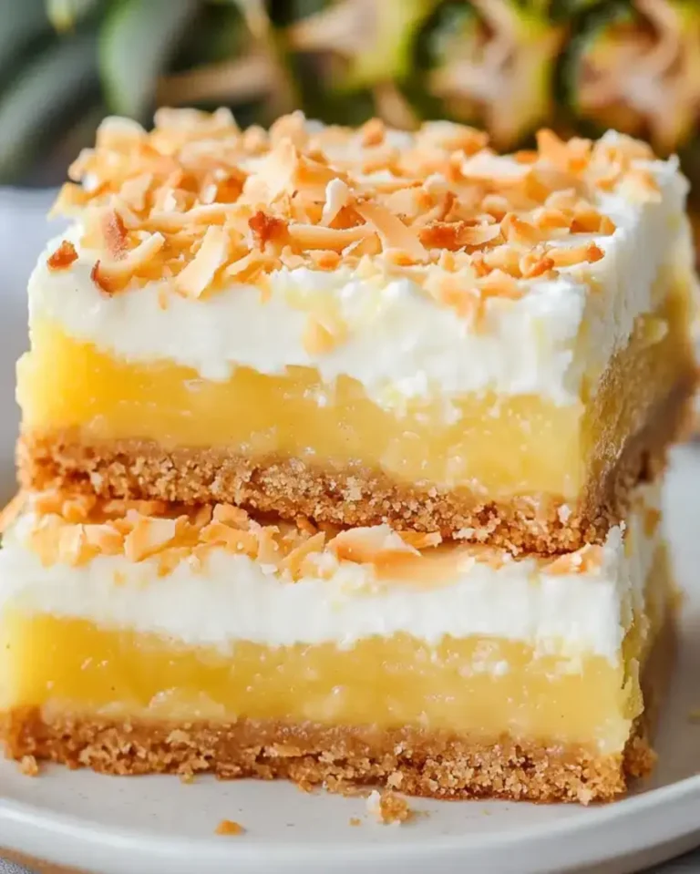Easy Hawaiian Pineapple Coconut Bars Recipe