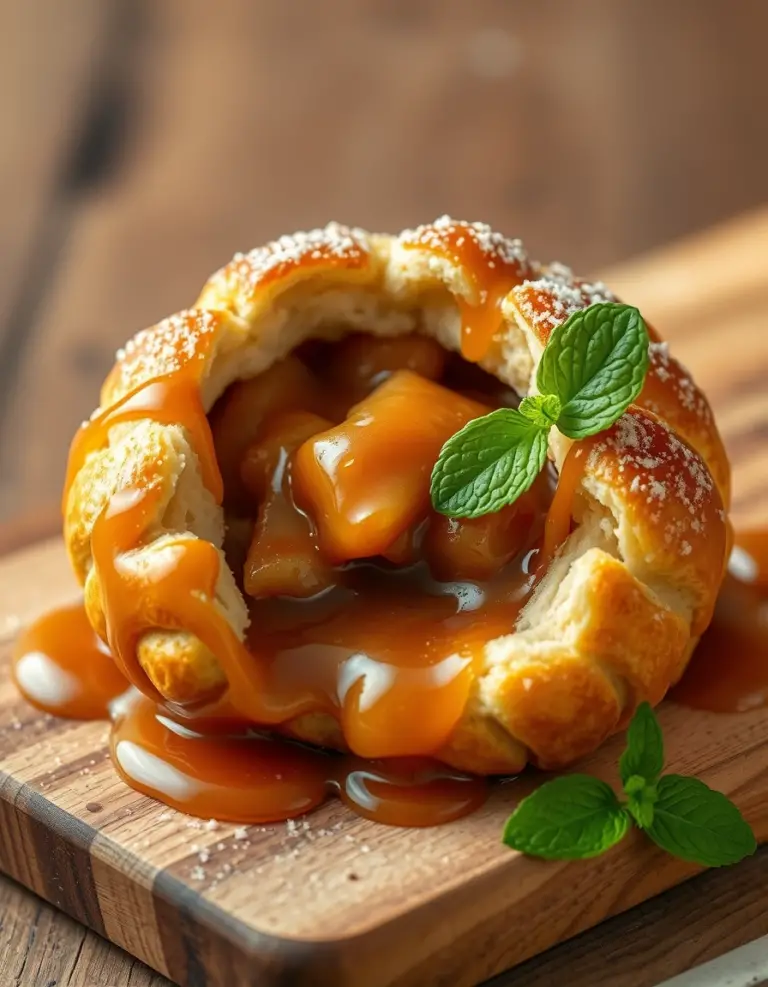 Caramel Apple Pie Bombs