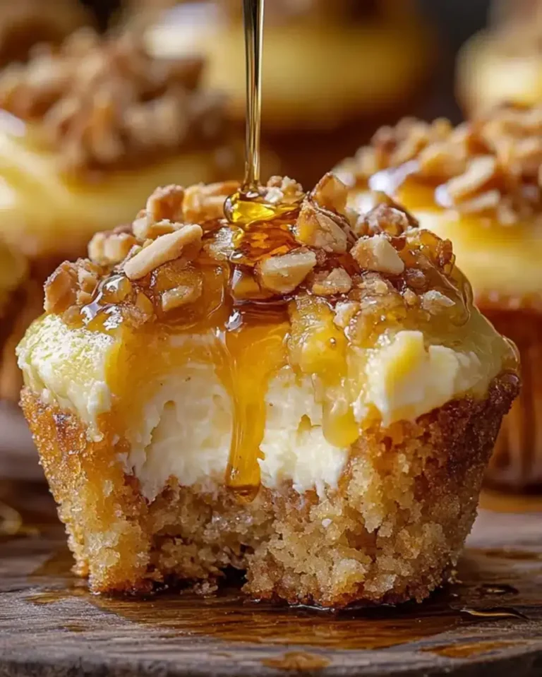 Easy Honey Pecan Cheesecake Muffins Recipe
