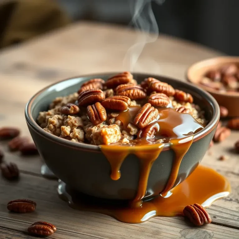 Gluten-Free Vegan Pecan Pie Baked Oatmeal Breakfast