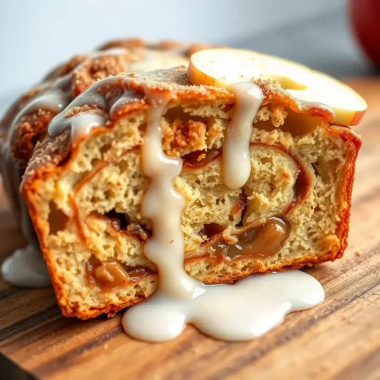 Easy Amish Apple Fritter Bread Recipe with Cinnamon Swirl