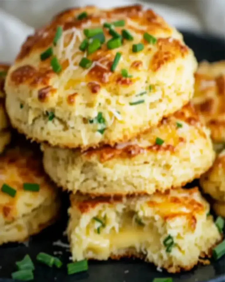 Easy Savory Cheese and Chive Drop Scones