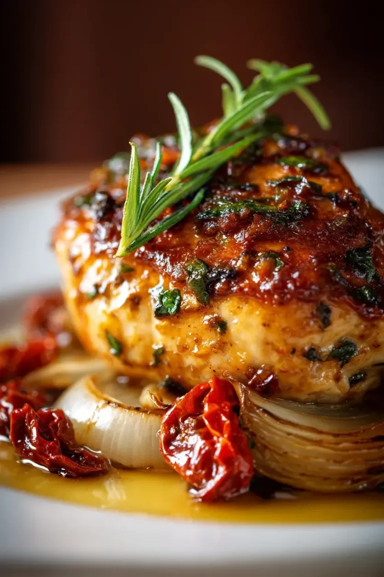 Hearty Creamy Balsamic Chicken Delight