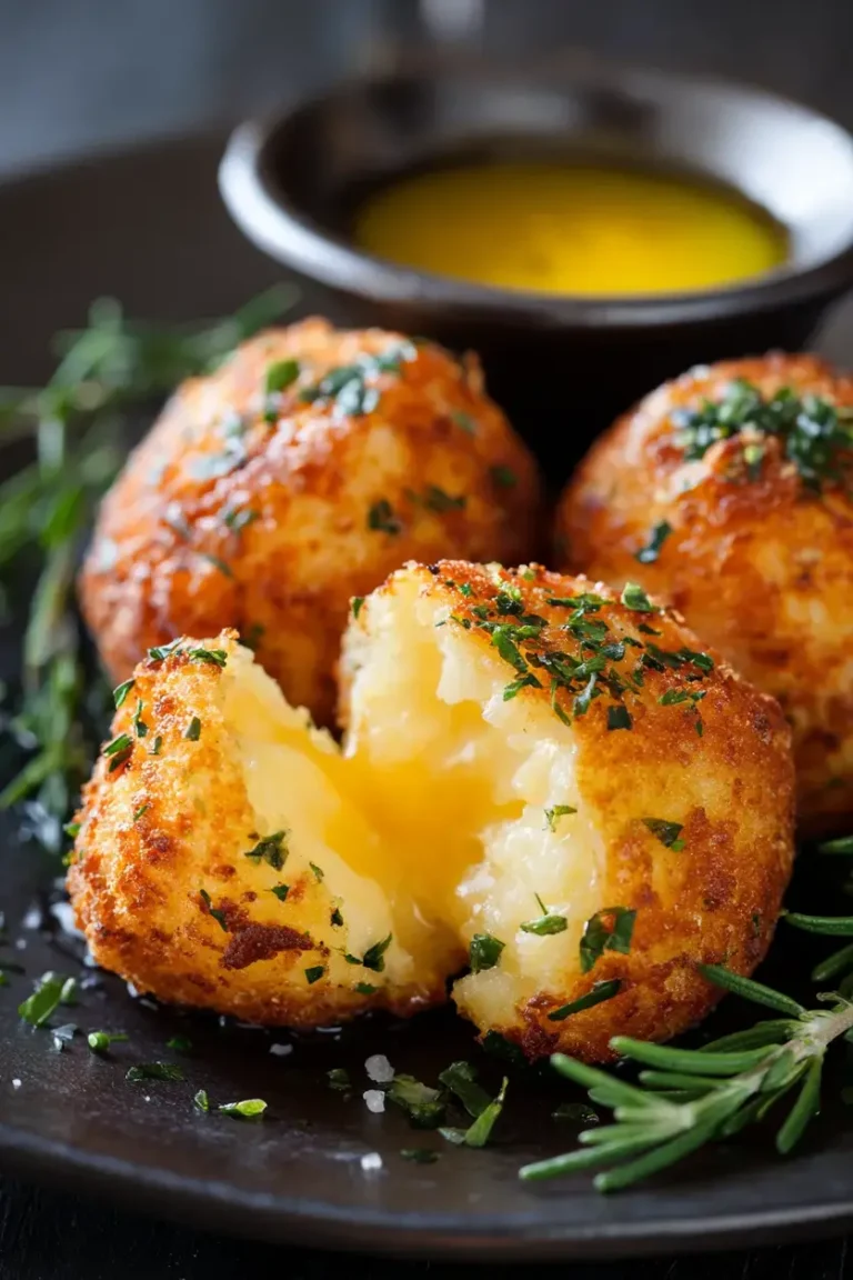 Cozy Crispy Garlic Potato Bombs