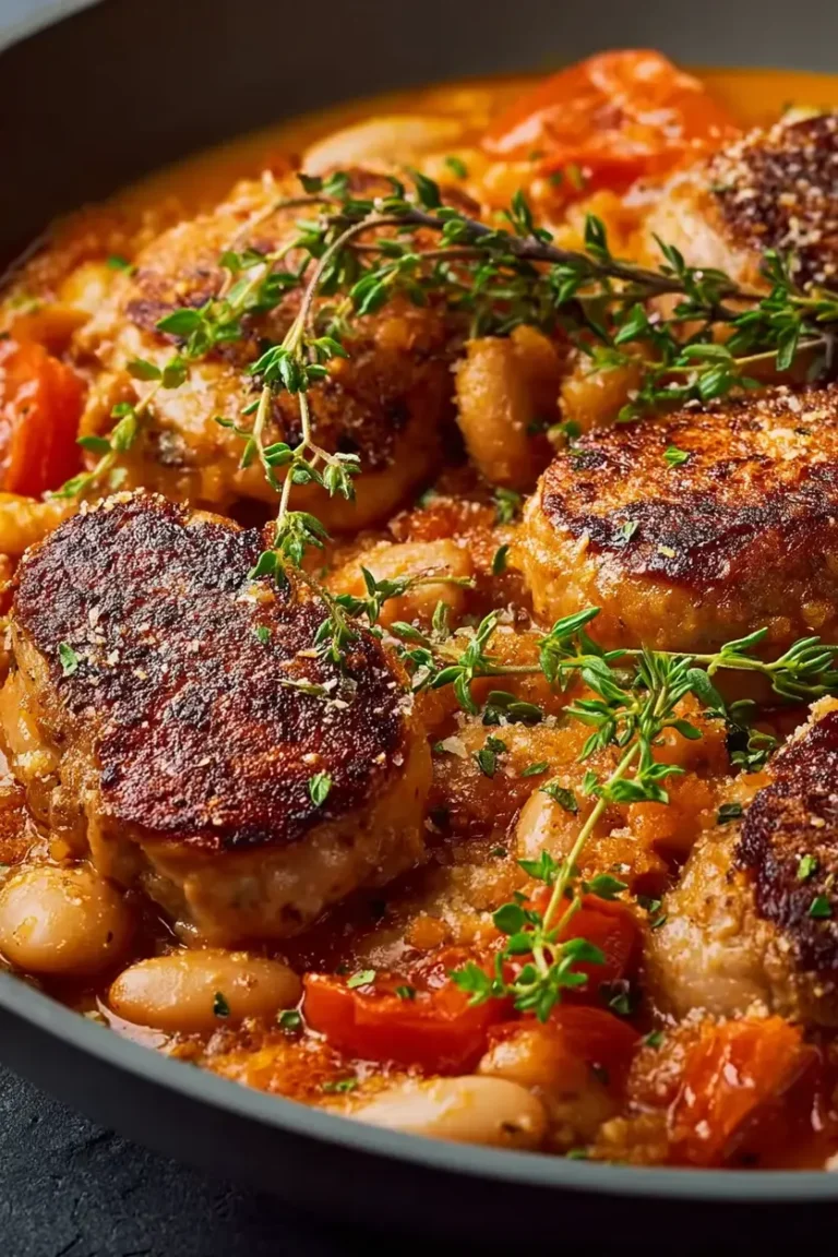 Bite-Sized Simple Cheesy Cassoulet