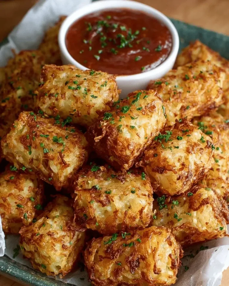 Crispy Reuben-Style Tater Tots with Bacon and Sauerkraut