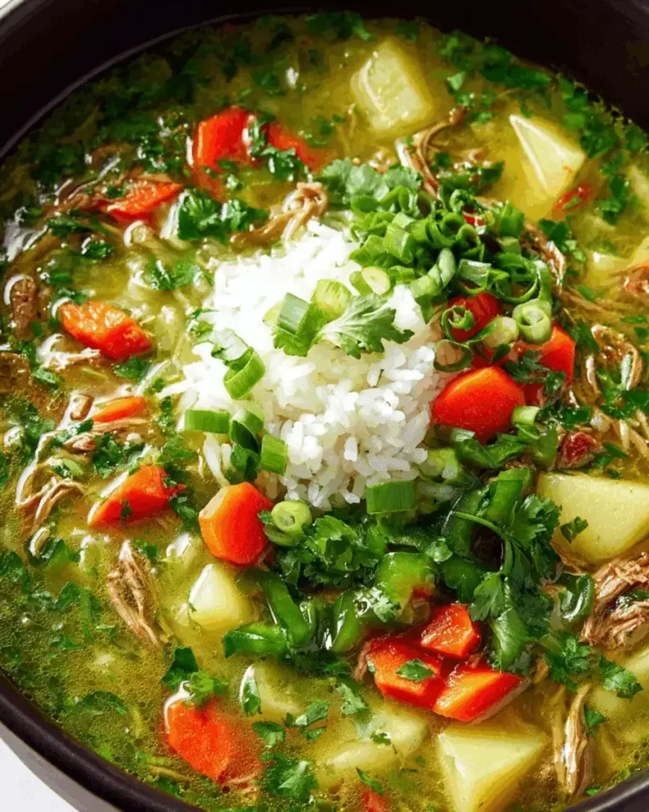 Creamy Beef Cilantro Soup with Rice A Comforting Bowl of Flavor and Warmth