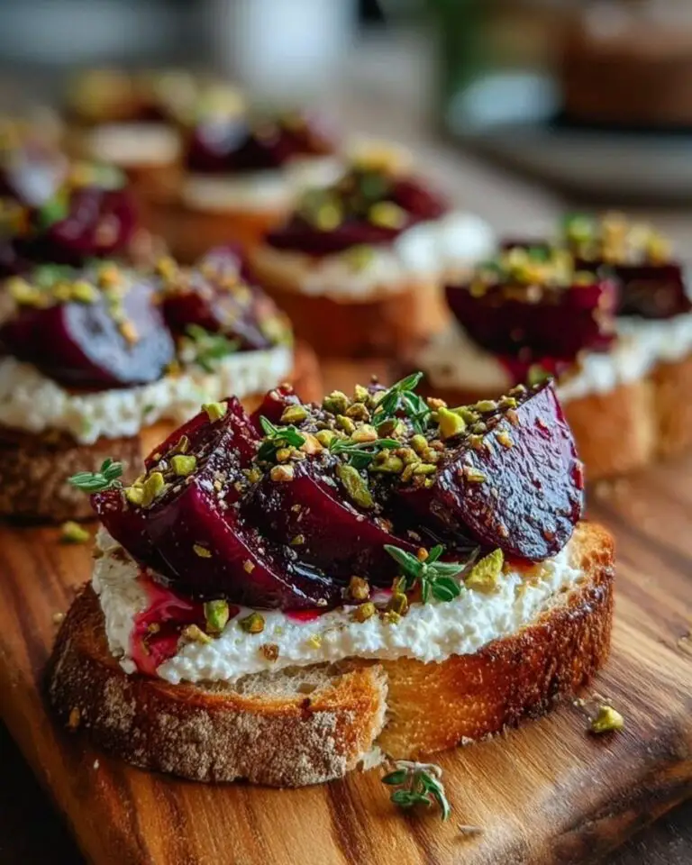 Easy Roasted Beet and Goat Cheese Tapas Recipe