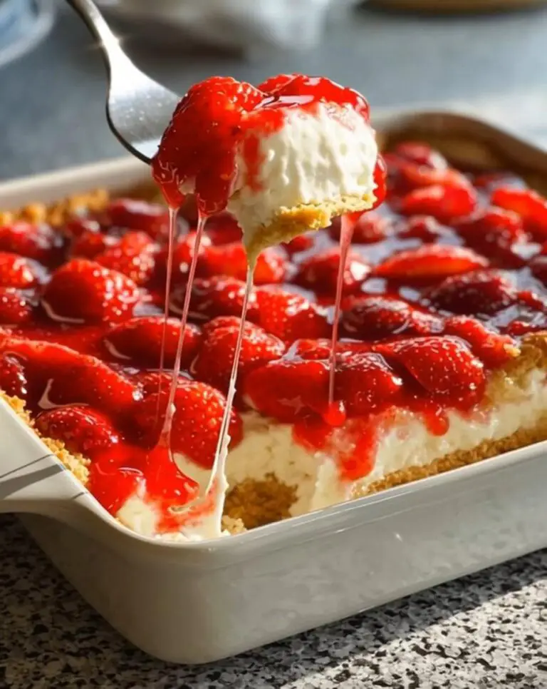 Easy No-Fuss Strawberry Cheesecake Bars
