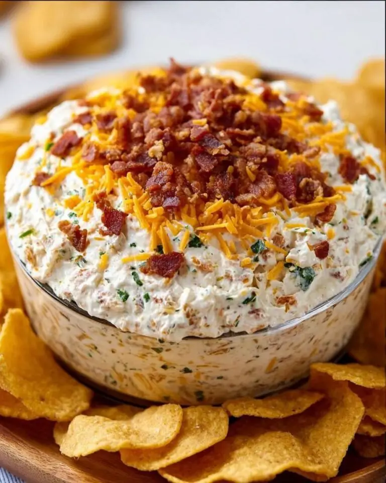 Easy Cheesy Cheddar Ranch Party Dip