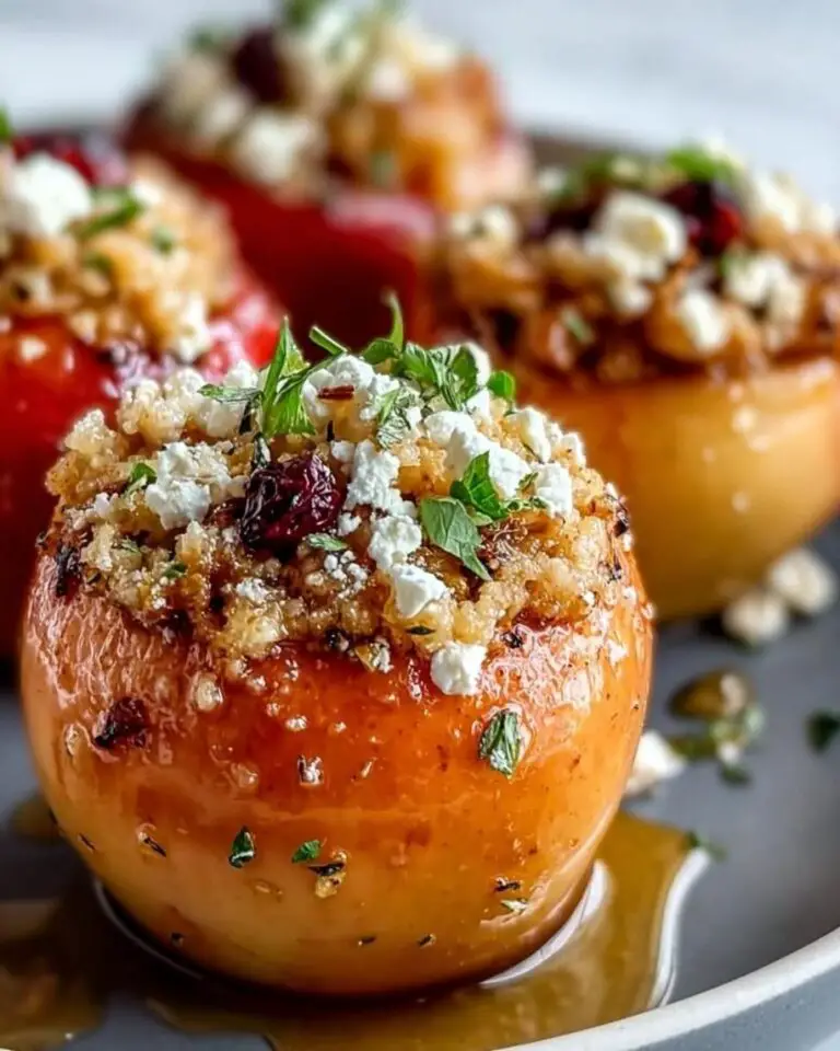 Bite-Sized Crunchy Honey-Baked Apples Crumble