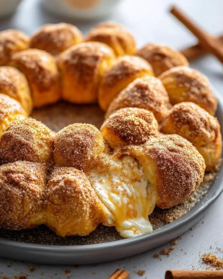 Cheesy Pumpkin Spice Pull-Apart Bread