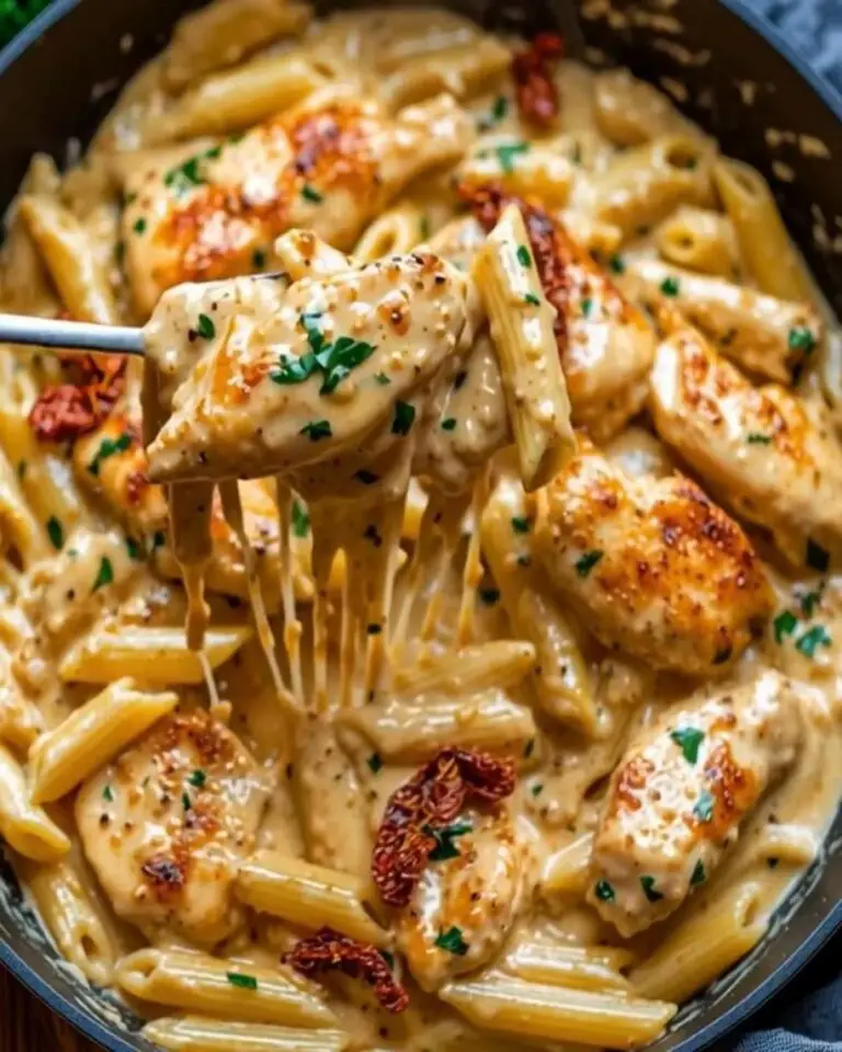 Easy Garlic Parmesan Chicken Pasta