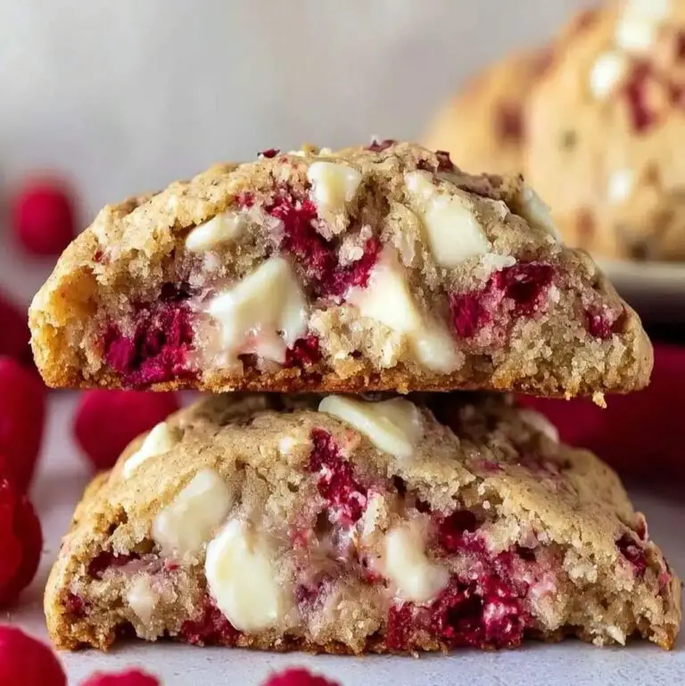 Easy White Chocolate Raspberry Cookies