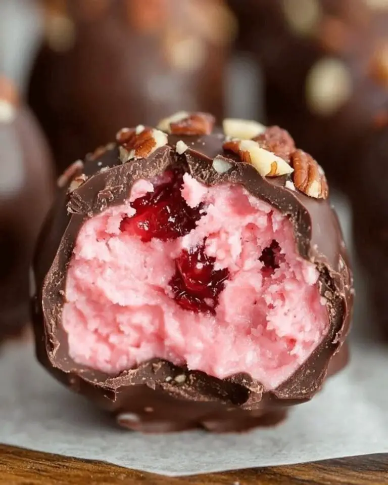 Easy No-Bake Chocolate Cherry Truffles