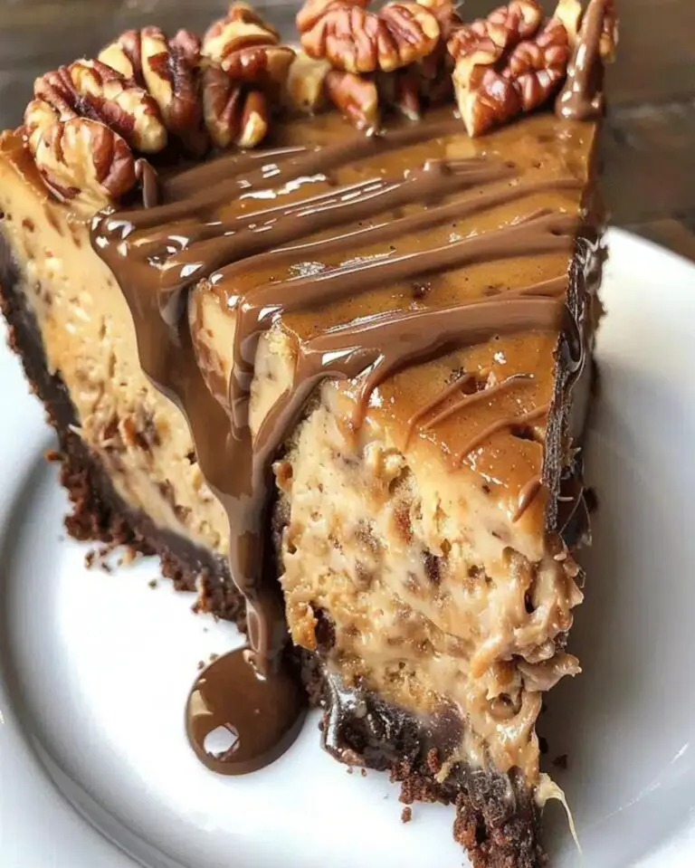 Decadent Caramel Pecan Chocolate Cheesecake Recipe