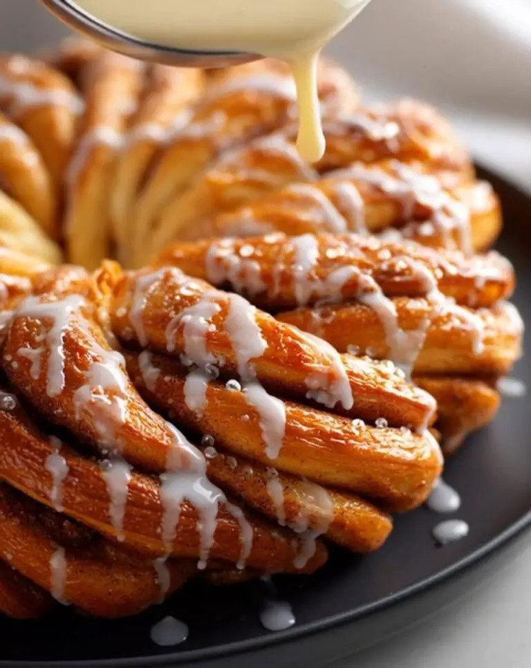 Easy Holiday Cream Cheese Pull Apart Bread