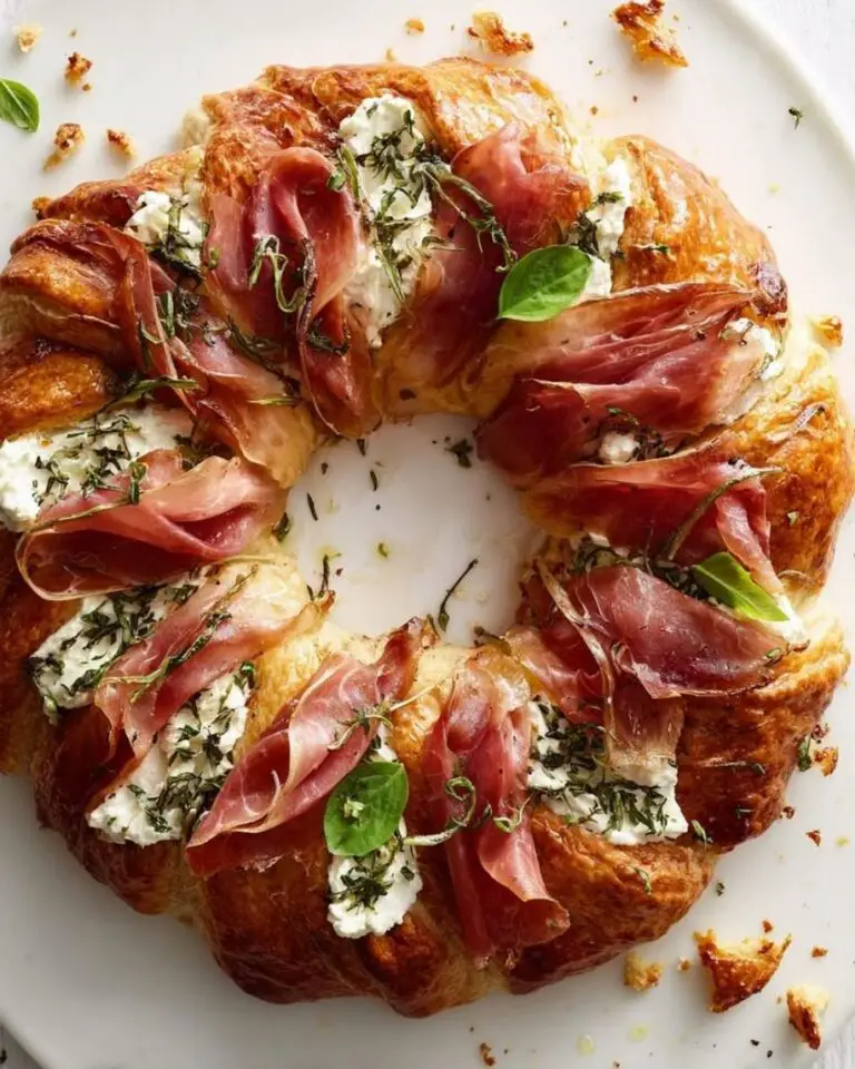 Make a Festive Prosciutto Puff Pastry Wreath