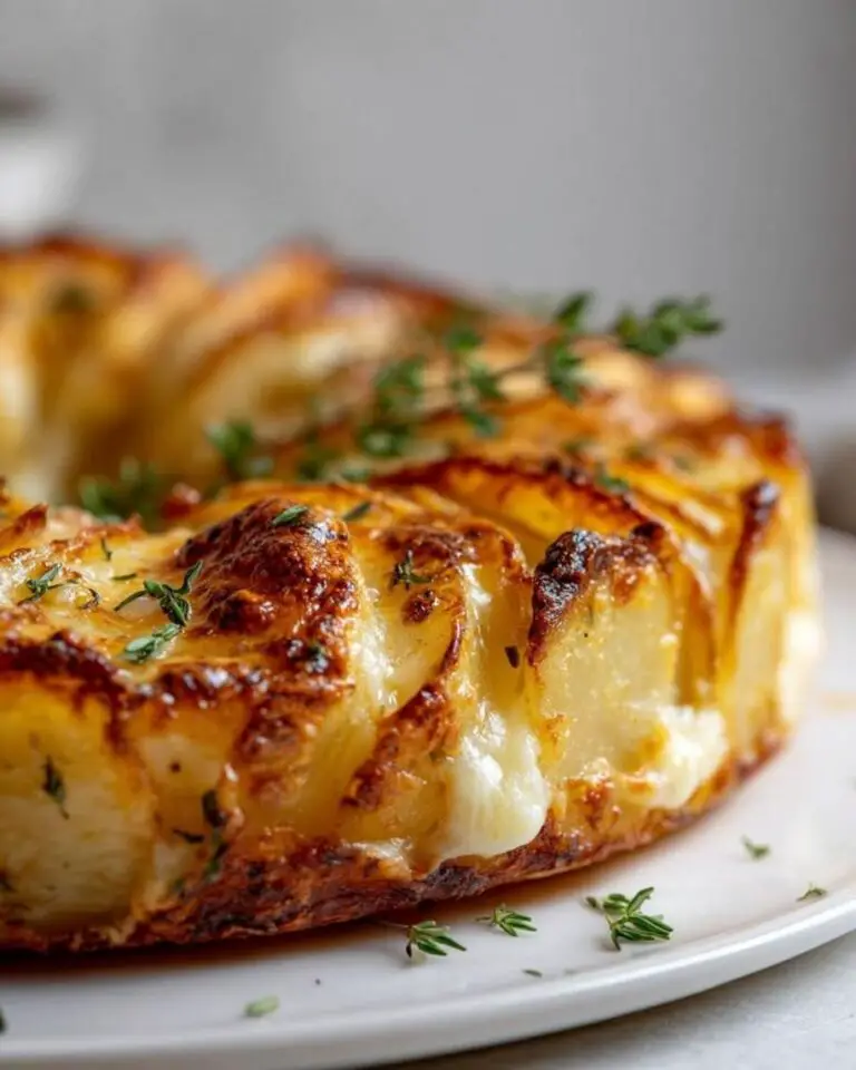 Creamy Potato Gratin Wreath Recipe