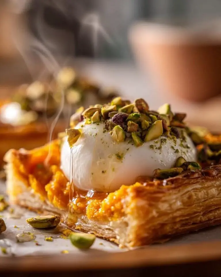 Sweet Potato Tart with Pistachio Crunch