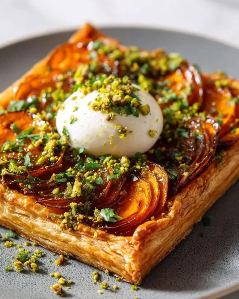 Sweet Potato and Burrata Tart Recipe