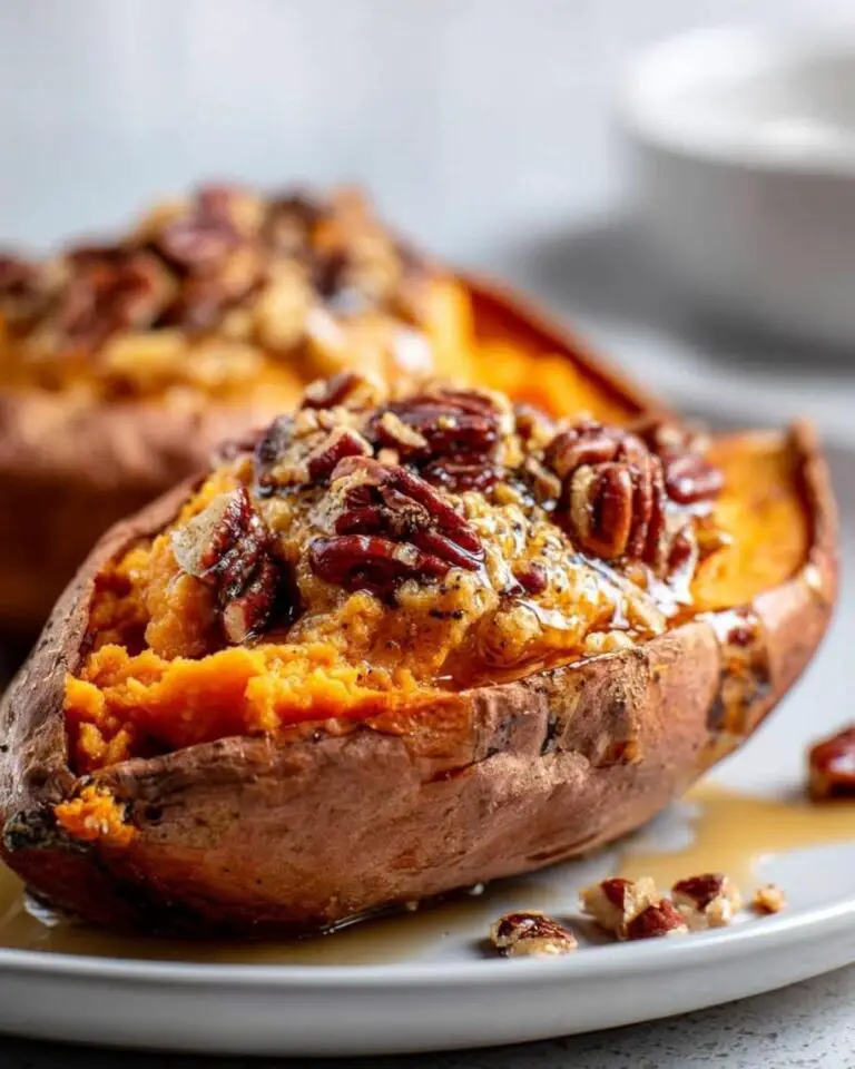Delicious Maple Pecan Twice-Baked Sweet Potatoes