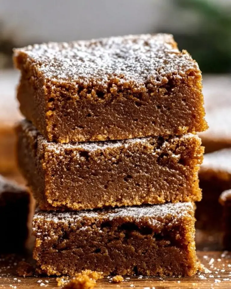 Ultimate Gingerbread Fudge Brownies Recipe