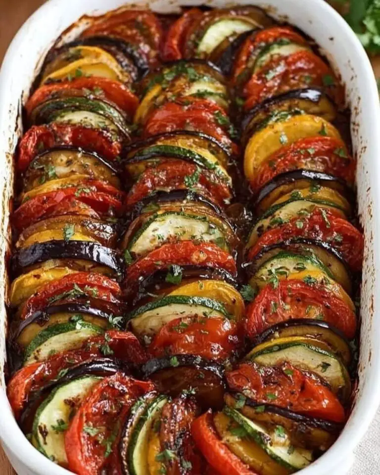 Easy Baked Ratatouille with Fresh Vegetables