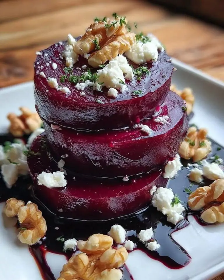 Rustic Beet and Goat Cheese Stacks Recipe
