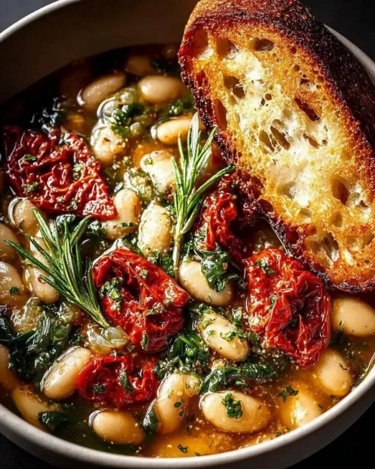 Easy Smoky White Bean Soup with Herbs