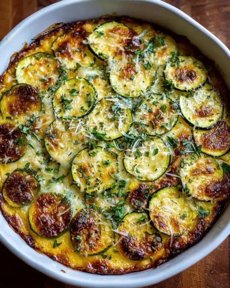 Savory Italian Baked Zucchini Recipe