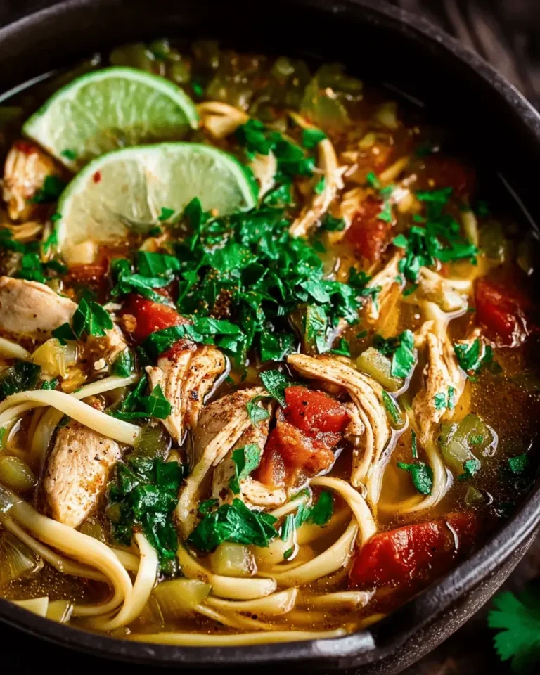 Spicy Chicken Noodle Soup