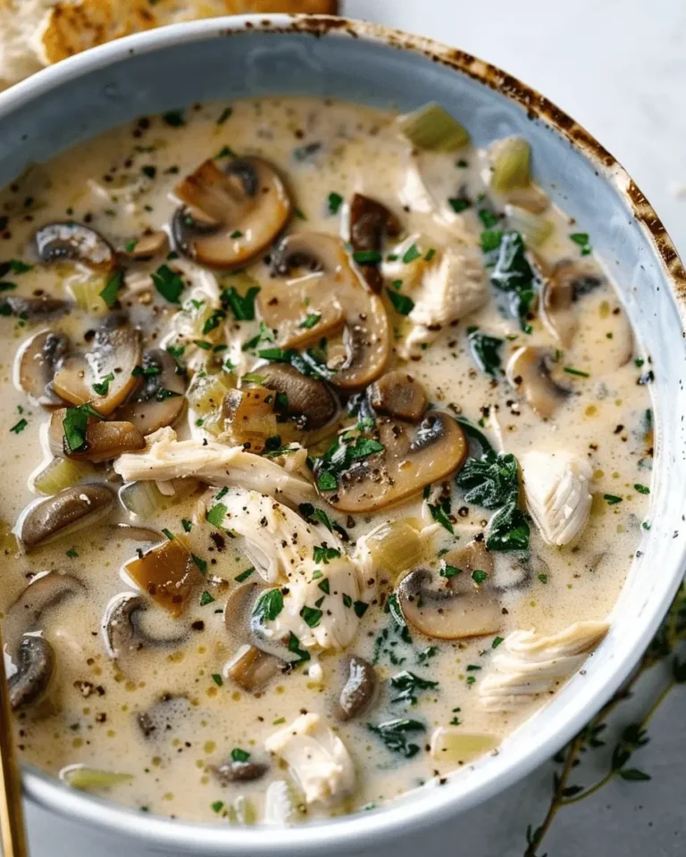 Rotisserie Chicken Mushroom Soup