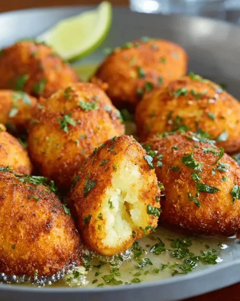 Crispy Salted Codfish Cakes Golden Perfection from the Sea