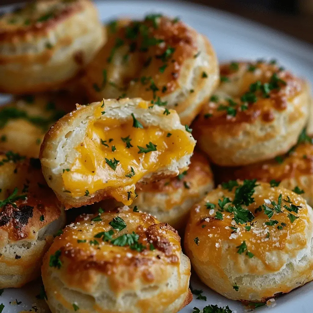 Cheesy Garlic Biscuit Bites Irresistibly Gooey and Flavor Packed