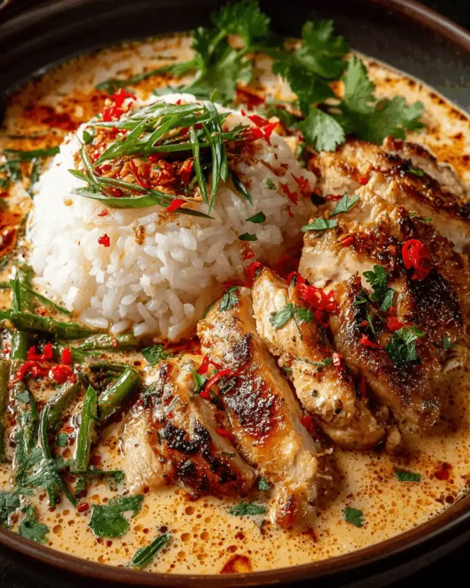Creamy Thai Red Curry Chicken Bowls A Comforting Taste of Thailand at Home